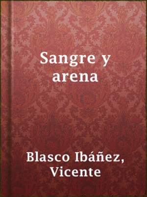 cover image of Sangre y arena